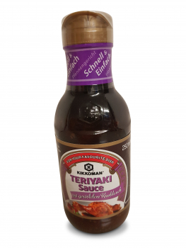 Teriyaki Sauce mit geröstetem Knoblauch 250ml