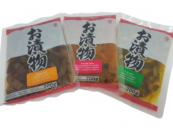 Tsukemono eingelegtes Gemüse