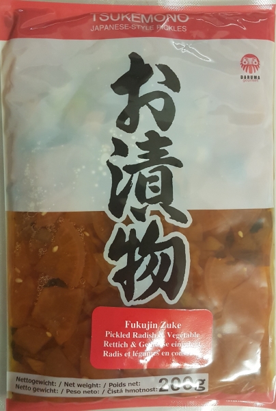 Fukujinzuke, eingelegter Rettich